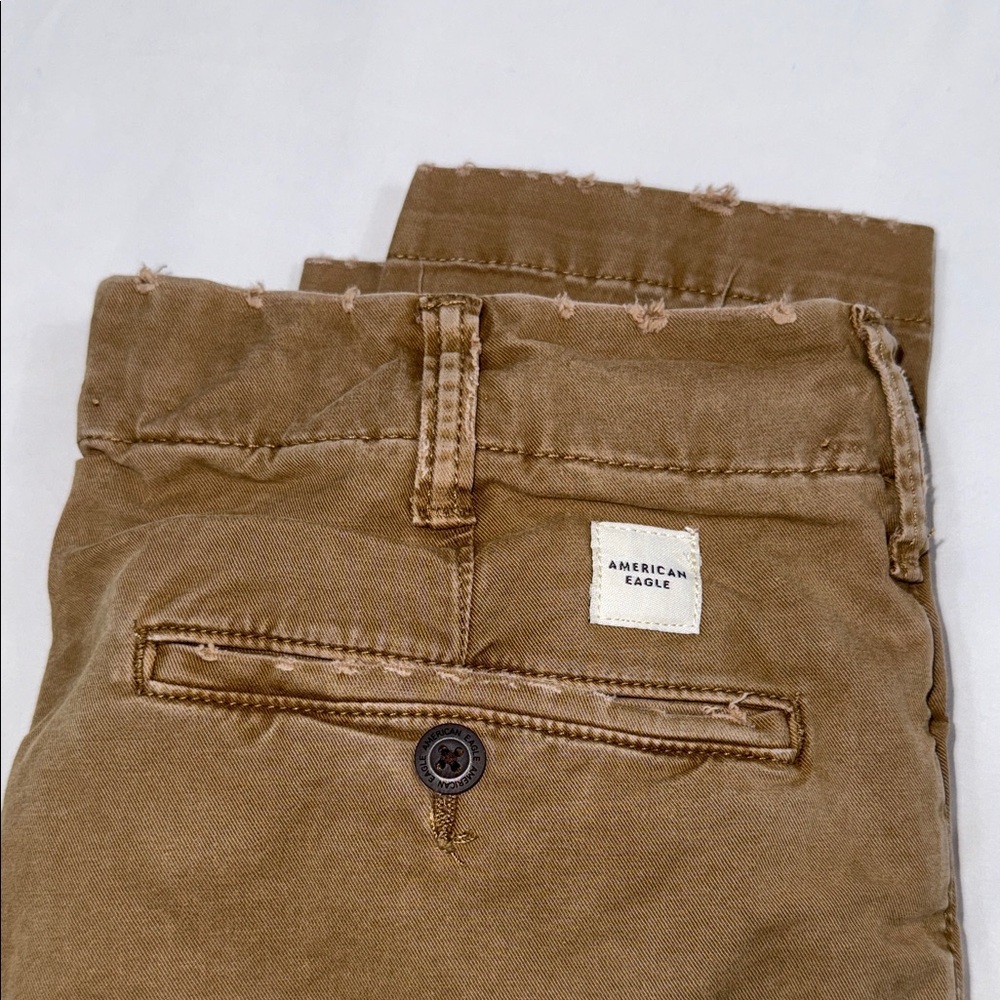 American Eagle Outfitters Tan Distressed Pants - Picture 5 of 5